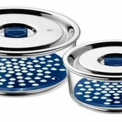 WMF Frischhaltebox Top Serve Rund Mit Abtropfgitter, 2-teilig