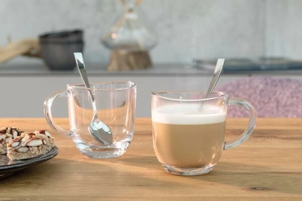 Leonardo 2 Latte Macchiato Tassen NAPOLI 280 Ml + 2 Löffel – Bild 3