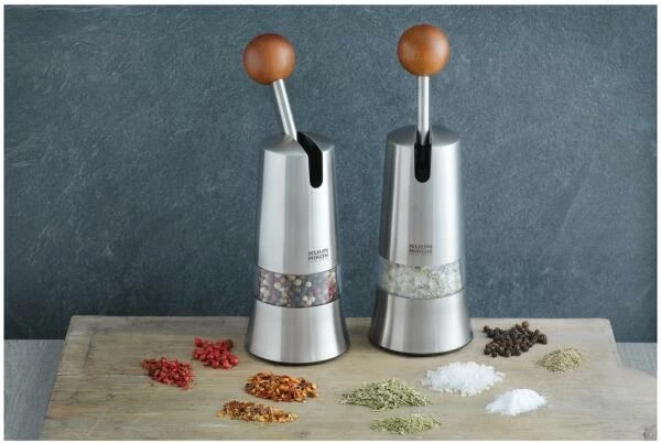 Kuhn Rikon Edelstahl Ratschen-Gewürzmühle – Bild 2