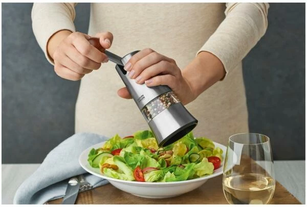 Kuhn Rikon Edelstahl Ratschen-Gewürzmühle – Bild 3