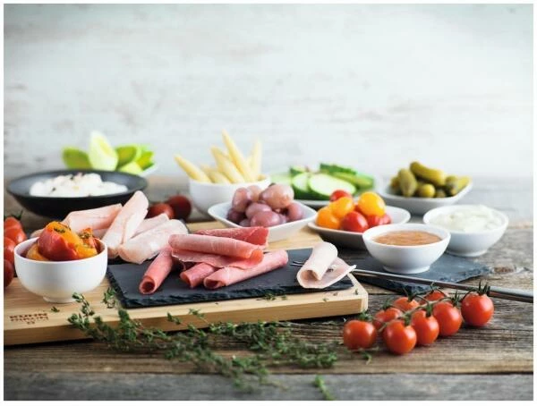 Kuhn Rikon Fleischfonduegabeln Kirschholz 6-teilig. – Bild 2