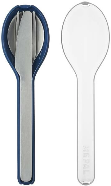 Mepal Besteckset Ellipse 3-teilig - Nordic Denim 2 Mepal Besteckset Ellipse 3-teilig - Nordic Denim – Bild 2