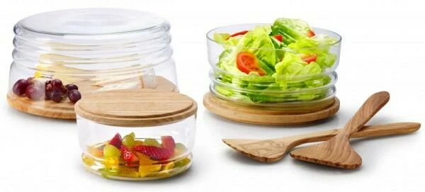 Continenta Käseglocke/ Salatschale Flach, 2-teilig ø 26,5 Cm/ 13 Cm – Bild 6