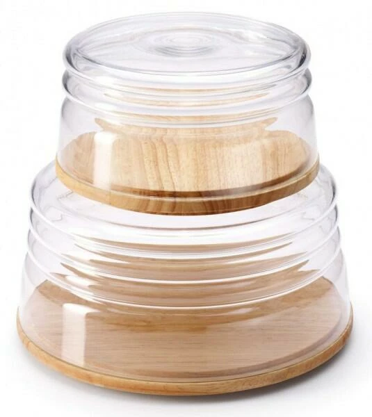 Continenta Käseglocke/ Salatschale Flach, 2-teilig ø 26,5 Cm/ 13 Cm – Bild 2