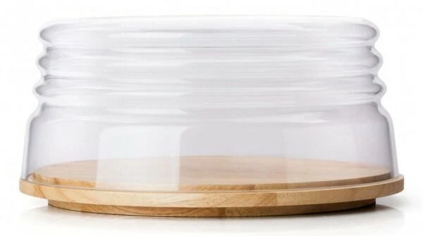 Continenta Käseglocke/ Salatschale Flach, 2-teilig ø 26,5 Cm/ 13 Cm