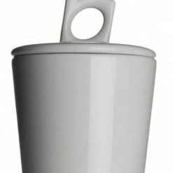 NYNY Zuckerdose Von Porzellanfabrik Walküre, Weiß