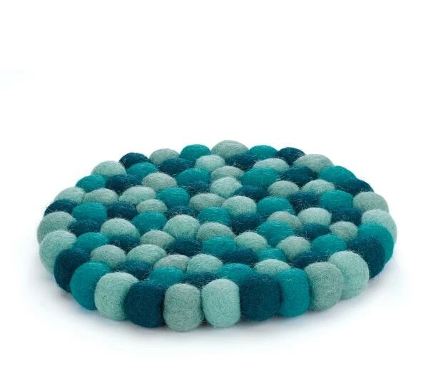 Cilio Untersetzer LANA AZZURRO Rund – Bild 2