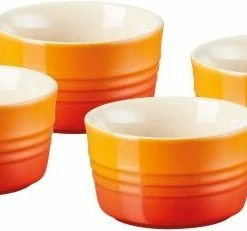 Le Creuset 4-er Set Förmchen In Ofenrot