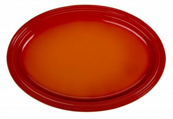 Le Creuset Servierplatte Oval In Ofenrot
