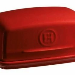 Emile Henry Butterdose In Granatapfel