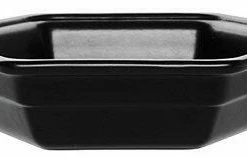 Emile Henry Gastro Emile Henry Schale Sechseckig In Schwarz 31 X 27 Cm