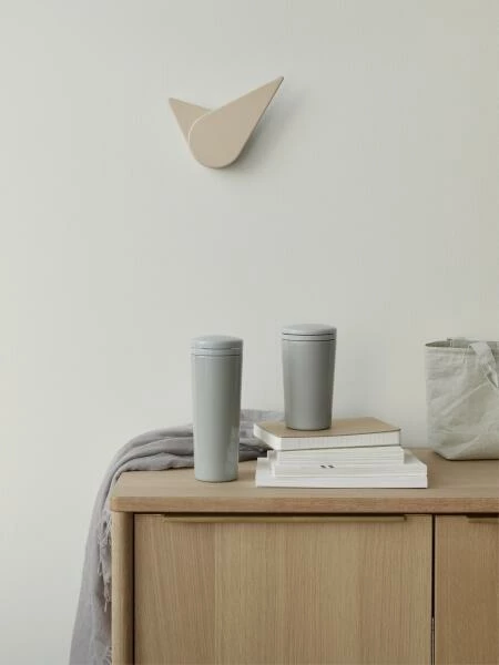 Stelton Wanduhr Birdie, Powder – Bild 2