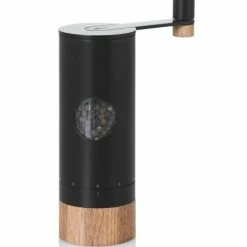 AdHoc Pfeffer- Oder Salz-Getriebemühle PowerMill In Edelstahl/Roteiche