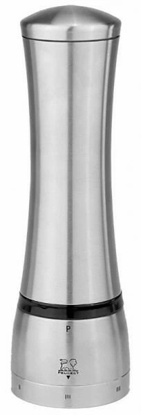 PEUGEOT Salzmühle Mahé In Edelstahl Mit Justierbarem Mahlgrad 16 Cm