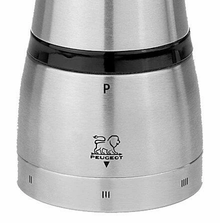 PEUGEOT Salzmühle Mahé In Edelstahl Mit Justierbarem Mahlgrad 16 Cm – Bild 3