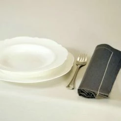 Schlitzer Leinen Tischdecke Domaine In Weiß 170 X 220 Cm