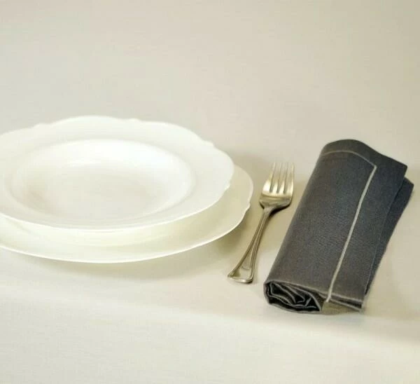 Schlitzer Leinen Tischdecke Domaine In Weiß 130 X 170 Cm