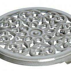 Staub Topfuntersetzer Lilie In Grau