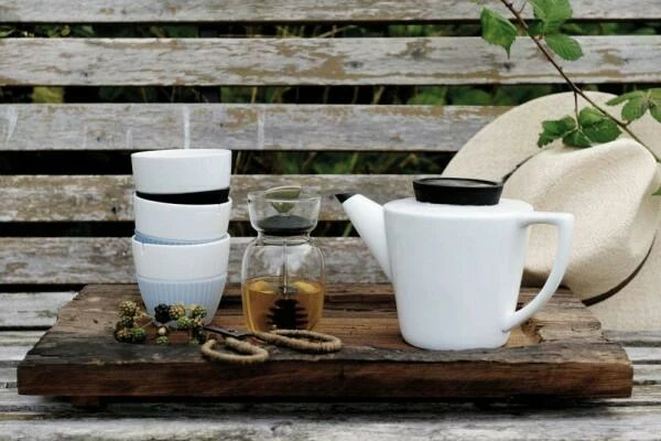 Viva Scandinavia Teekanne Infusion Wood Aus Porzellan – Bild 3