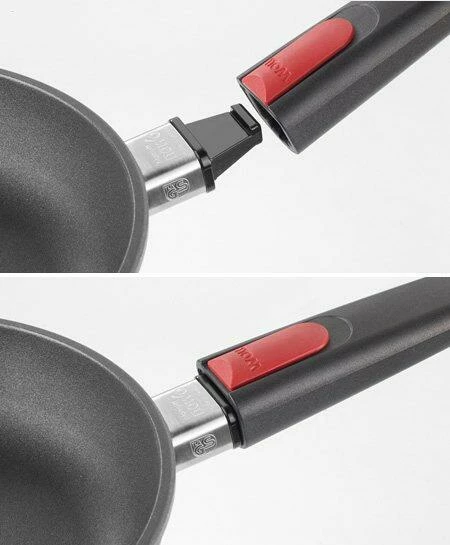 Woll Guss-Schwenk- Und -Rührpfanne Titanium Nowo – Bild 3