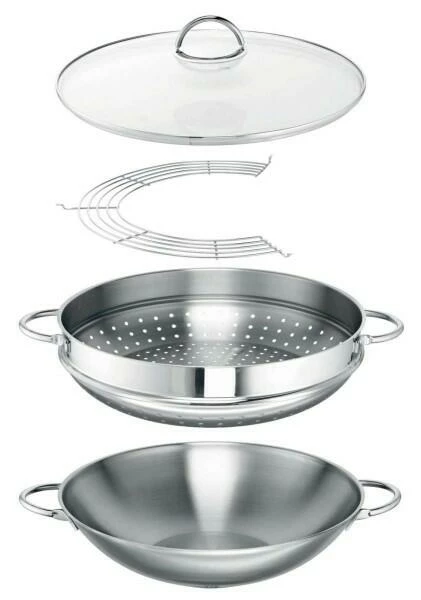Rohe Wok-Set Ravenna, 34 Cm – Bild 2