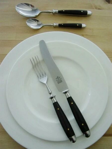 Eichenlaub Kuchengabel Aus Ebenholz – Bild 2