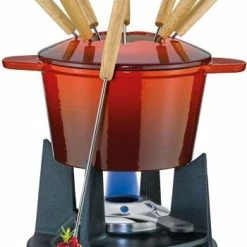 Spring Fondue-Set Grenoble In Rot