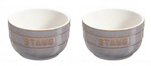Staub Förmchen In Antikgrau, 2er Set 1 Staub Förmchen In Antikgrau, 2er Set